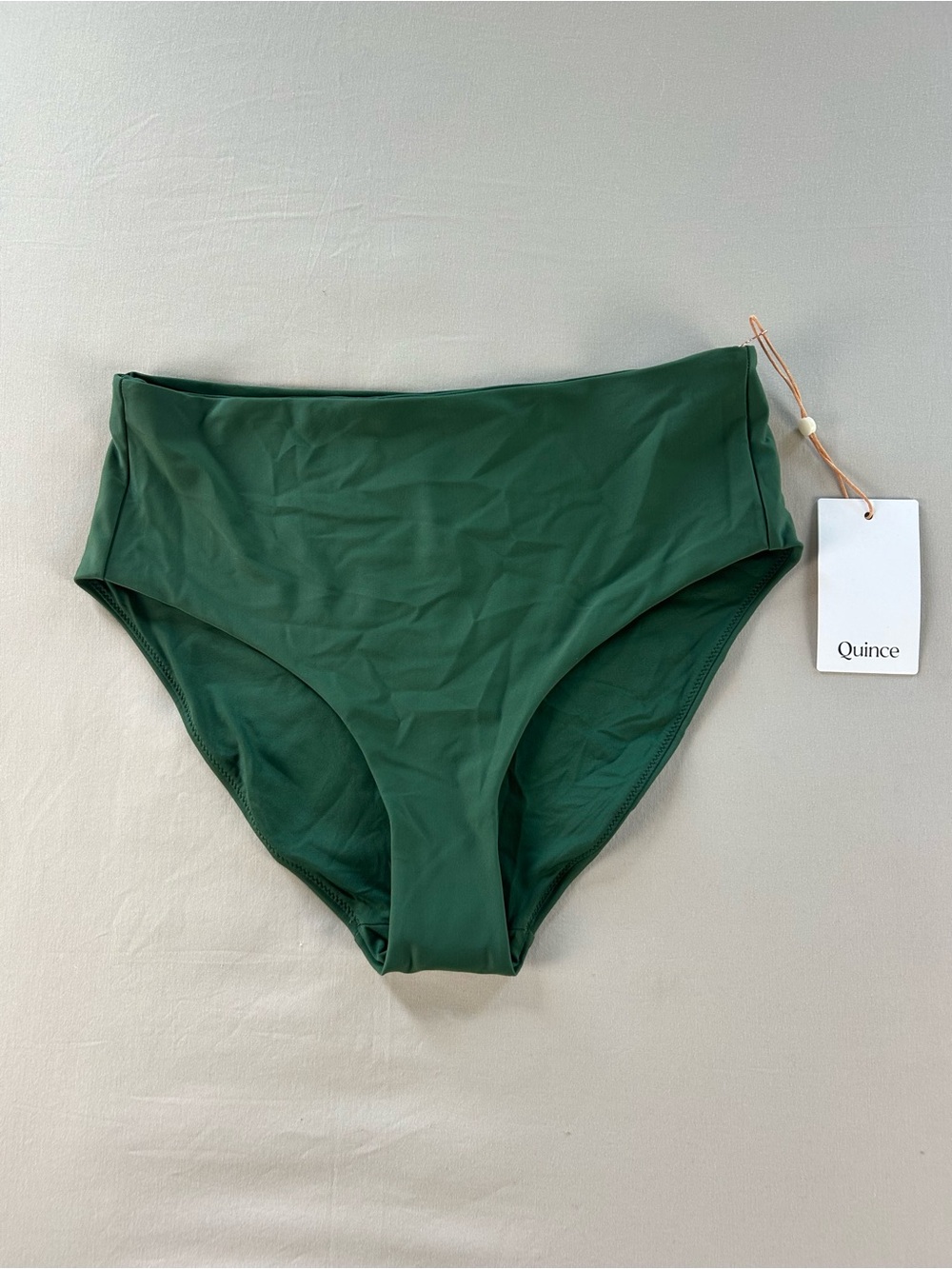 Quince Italian High-Rise Bikini Bottom